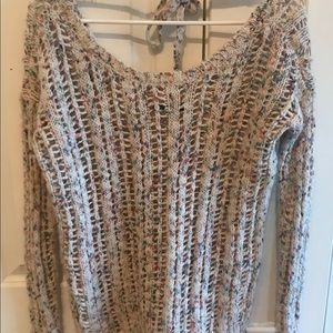 Crochet Sweater Multi Colored XS